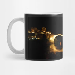 Stari Most at Night Mug